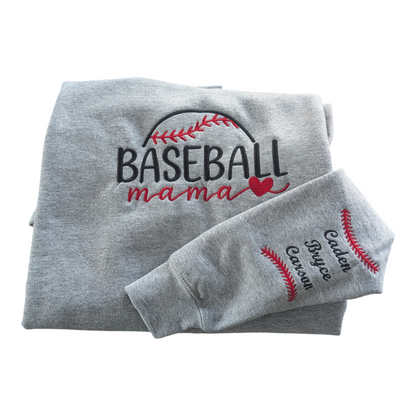Baseball Mama Crewneck Fleece