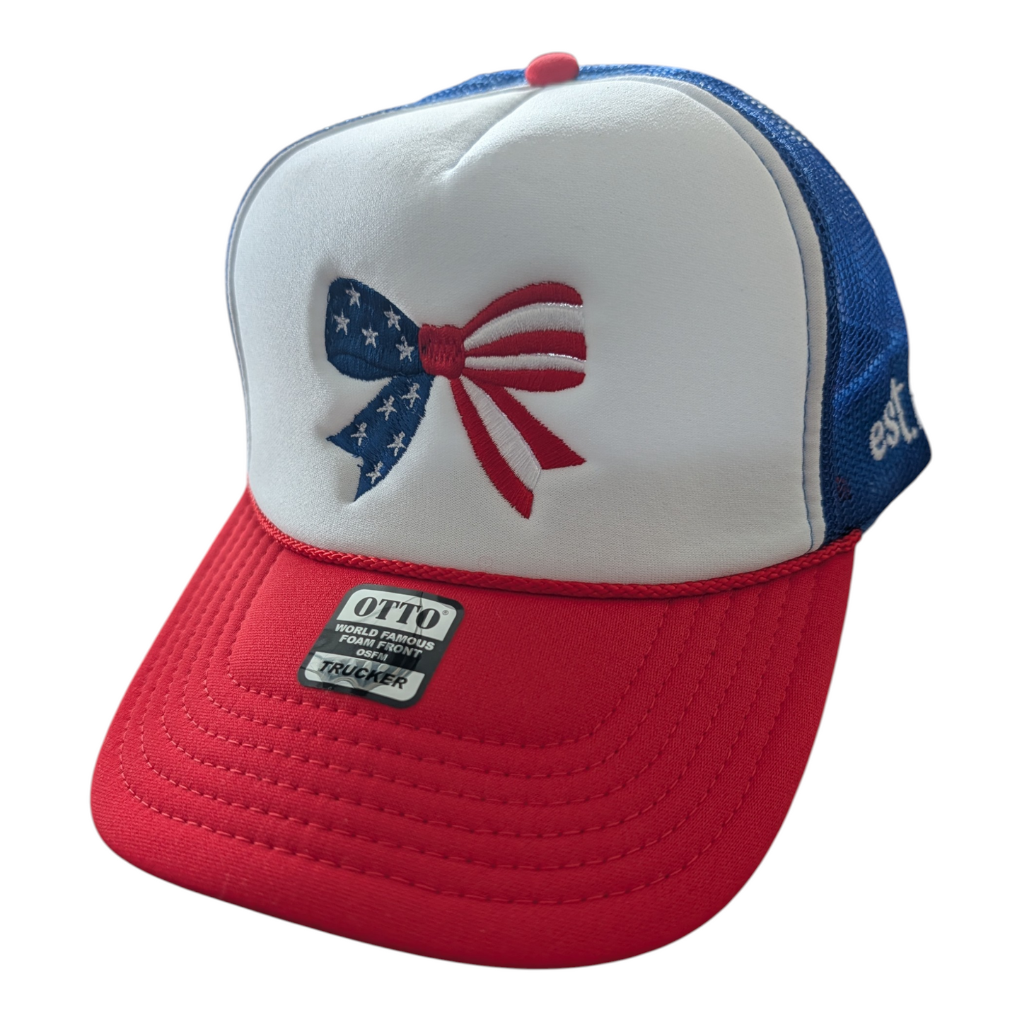 USA bow trucker hat