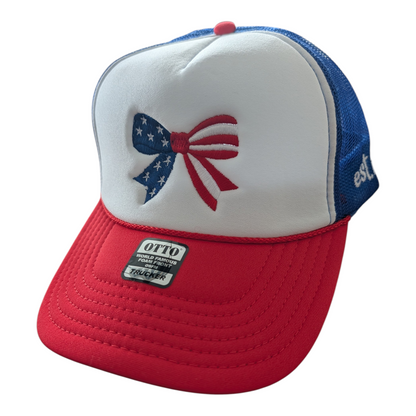 USA bow trucker hat