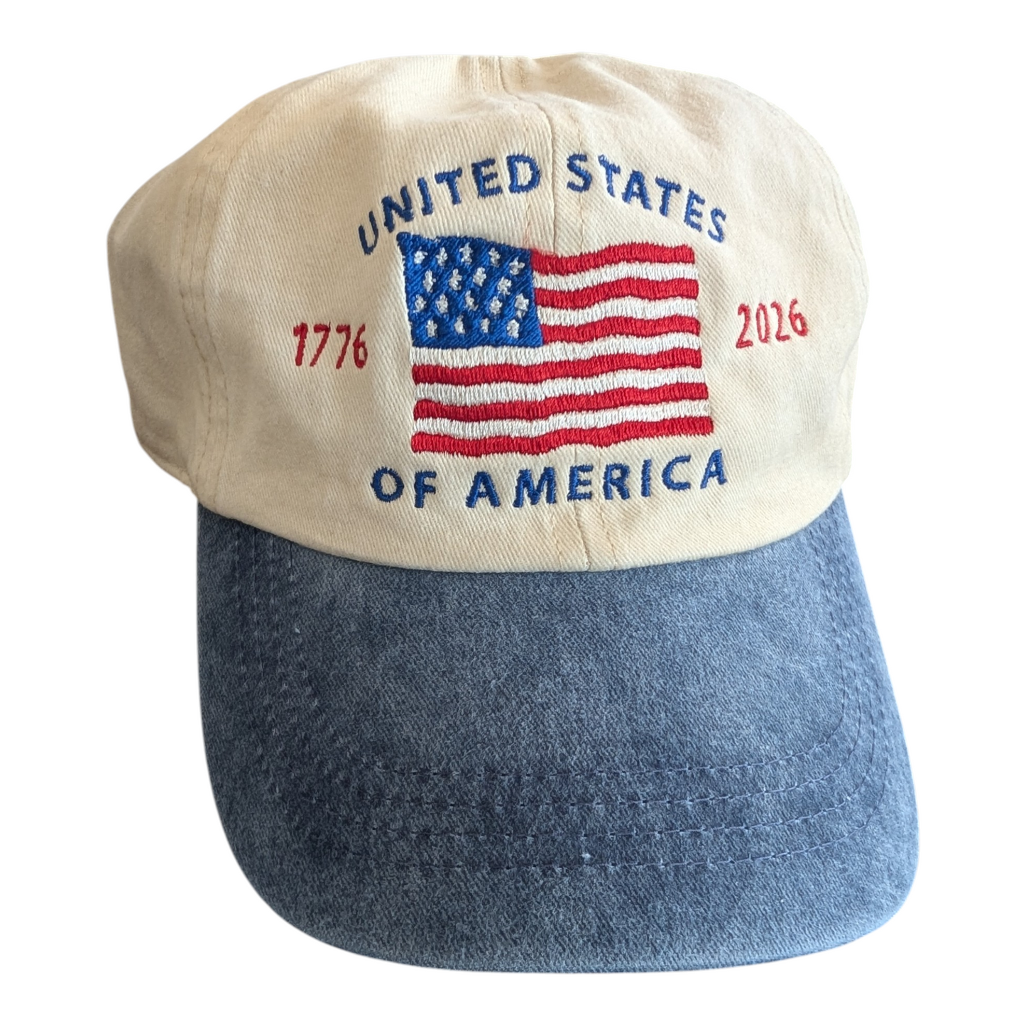 American Flag dad hat